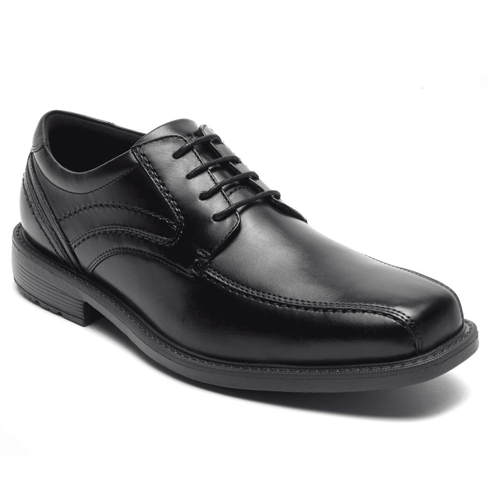 Rockport Singapore Mens Oxfords - Style Leader 2 Bike Toe Black - XC3265740